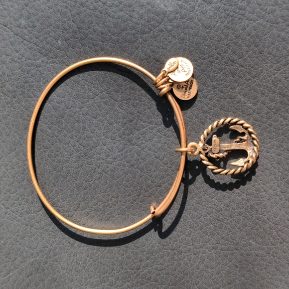 Alex and Ani Anchor Charm Bangle - Picture 3 of 3